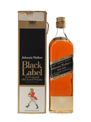 Johnnie Walker Black Label Bottled 1970s - Duty Free 94.6cl / 43.4%