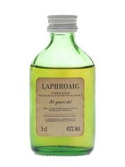 Laphroaig 10 Year Old Bottled 1980s 5cl / 43%