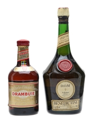 Drambuie & Bénédictine DOM Bottled 1980s 50cl & 100cl