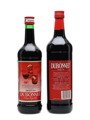 Dubonnet & Dubonnet Rouge Bottled 1980s 75cl & 100cl