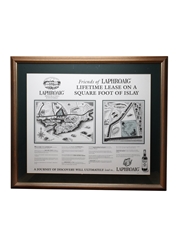 Friends Of Laphroaig Lifetime Lease On A Square Foot Of Islay  72.5cm x 61cm