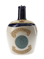 King's Ransom 12 Year Old Round The World Bottled 1970s - Ceramic Decanter 75cl