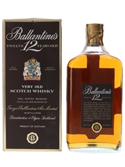 Ballantine's 12 Year Old Bottled 1980s - Duty Free 100cl / 43%