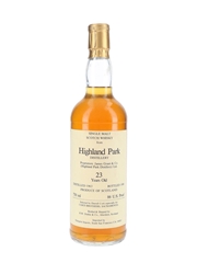 Highland Park 1963 23 Year Old Bottled 1986 - Corti Brothers - Signed Bottle 75cl / 43%