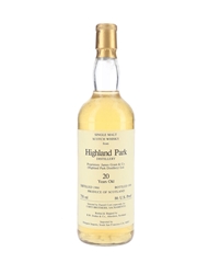 Highland Park 1966 20 Year Old Bottled 1986 - Corti Brothers - Signed Bottle 75cl / 43%