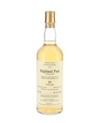 Highland Park 1966 20 Year Old Bottled 1986 - Corti Brothers 75cl / 43%