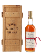 Macallan 1950 Handwritten Label