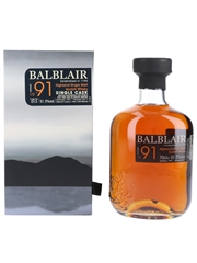 Balblair 1991 Single Cask Bottled 2017 - World Duty Free & Glasgow Airport 70cl / 51.5%
