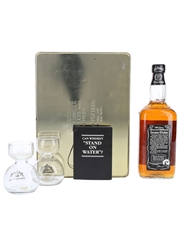 Jack Daniel's Old No.7 Old Time Tennessee Whiskey Bottled 1980s - Sipper Jigger Set 75cl / 45%