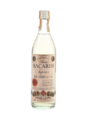 Bacardi Carta Blanca Superior Bottled 1950s-1960s - Mexico 75cl / 40%