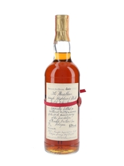 Macallan 1957 Handwritten Label