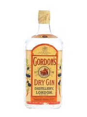 Gordon's Dry Gin Spring Cap Bottled 1950s - Ships Stores 75cl / 47.4%