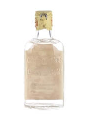 Gordon's Dry Gin Spring Cap Bottled 1950s 20cl / 47%