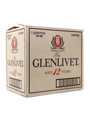 Glenlivet 12 Year Old Bottled 1990s - Seagram 12 x 70cl / 43%
