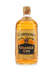 Gordon's Orange Gin Spring Cap Bottled 1950s 75cl