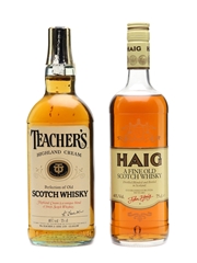 Teacher's Highland Cream & Haig Fine Old Scotch