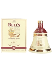 Bell's Christmas 1997 Ceramic Decanter 8 Year Old - Ingredients Of Quality 70cl / 40%