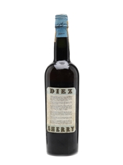 Salvador Diez Amontillado Sherry Bottled 1930s 74cl