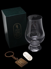 Lagavulin 200th Anniversary Glass, Keyring & Pin Badge  