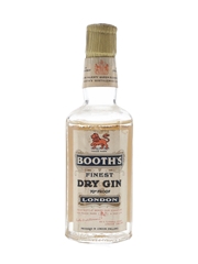 Booth's Finest Dry Gin Bottled 1950s 5cl / 40%