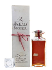 Macallan 1964 25 Year Old Tudor Crystal Decanter