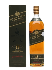 Johnnie Walker Pure Malt 15 Years Old Bottled 1990s 100cl