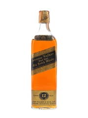 Johnnie Walker Black Label 12 Year Old Bottled 1980s - Wax & Vitale 75cl / 40%