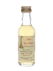 Banff 1976 15 Year Old Mini Bottle Club 1993 - James MacArthur's 5cl / 61.1%