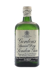 Gordon's Special Dry London Gin Spring Cap Bottled 1950s 37.5cl / 40%
