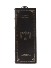 Wooden Book-Shaped Bottle Case A Farewell To Arms & Oliver Twist 35.5cm x 14cm x 11cm