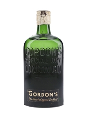 Gordon's Special Dry London Gin Spring Cap Bottled 1950s 37.5cl / 40%