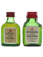 Buchanan's De Luxe Bottled 1970s 2 x 5cl / 40%
