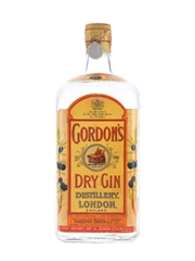 Gordon's Dry Gin Spring Cap Bottled 1950s 75cl / 47.4%