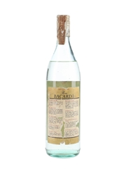 Bacardi Carta Blanca Bottled 1970s - Spain 75cl / 40%
