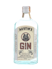 Austin's Silver Cat Gin Bottled 1970s 75cl / 42%
