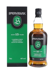 Springbank 15 Year Old Bottled 2018 70cl / 46%