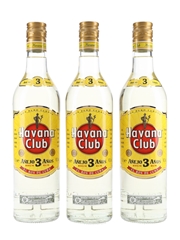 Havana Club 3 Year Old Anejo  3 x 70cl / 40%