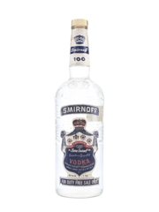 Smirnoff 100 Blue Label Bottled 1970s - Canada 114cl / 50%