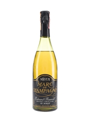Besserat Vieux Marc De Champagne Bottled 1970s - Silver 75cl / 45%