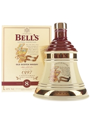 Bell's Christmas 1997 Ceramic Decanter 8 Year Old - Ingredients Of Quality 70cl / 40%