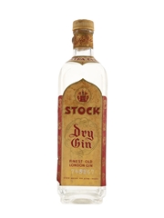 Stock Dry Gin Bottled 1950s 75cl