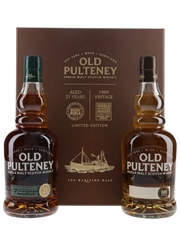 Old Pulteney 21 Year Old & 1989 Limited Edition Presentation Box 2 x 70cl / 46%