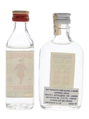 Beefeater & Booth's Gin Bottled 1970s 3.9cl & 4.7cl