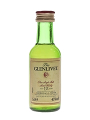 Glenlivet 12 Year Old Bottled 1990s 5cl / 43%