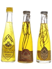 Isolabella Fior D'Alpe Dessert Liqueur Bottled 1960s 3 x 4.8cl-5cl