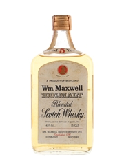 Wm Maxwell 100% Malt 5 Year Old Bottled 1960s-1970s - Interpacific Italiana 75cl / 43%