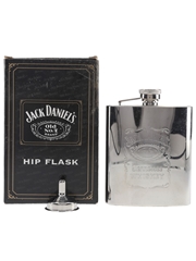 Jack Daniel's Old No.7 Brand Hip Flask With Funnel