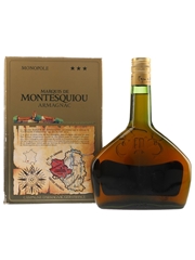Marquis De Montesquiou Monopole 3 Star Armagnac Bottled 1980s-1990s 70cl / 40%