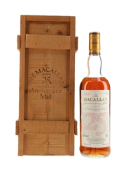 Macallan 1962 25 Year Old Anniversary Malt Bottled 1987 75cl / 43%