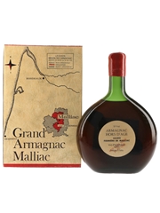 J De Malliac Hors D'Age Armagnac Bottled 1970s 68cl / 40%